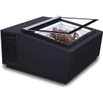 Schepijsvitrine - Klantzijde Open - Tafelmodel - Zwart - 230V - H 37.5 x B 67 x D 75 CM - Combisteel 7292.0020 €963.00 ijsvitrines