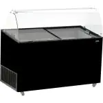 Schepijsvitrine Tenerife - 10x 5 Liter - Zwart - 230V - H 122.9 x B 143.9 x D 72.7 CM - Combisteel 7472.0134 €1,113.00 ijsvitrines