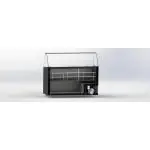 Schepijsvitrine Tenerife - 10x 5 Liter - Zwart - 230V - H 122.9 x B 143.9 x D 72.7 CM - Combisteel 7472.0134 €1,113.00 ijsvitrines