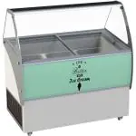 Schepijsvitrine Curacao - 10x 5 Liter - 230V - H 125.7 x B 144.7 x D 82.5 CM - Combisteel 7472.0105 €1,652.00 ijsvitrines