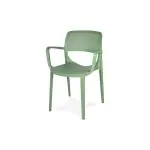 Terrasstoel Milaan - Armleuning - Groen - G-Line 84687 €39.95 Terrasstoelen