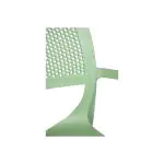 Terrasstoel Milaan - Armleuning - Groen - G-Line 84687 €39.95 Terrasstoelen