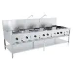 Gas Woktafel 4X17Kw + 3X9Kw - Staand model - Gas 7178.1215 €7,917.80 Woktafel
