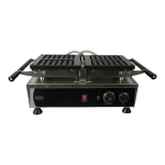 Draaibaar Wafelijzer 2St Brusselse Wafel - Tafelmodel 7540.0070 €259.00 Wafelijzers
