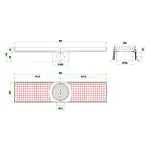 Werktafel met 6 laden - 100x70x85 cm 7333.0284 €695.14 RVS werktafel