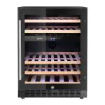 Wijnklimaatkast - Glazen Deur - 1-Deurs - 137 L - 44 Flessen - Hendi H237106 €798.00 Wijnklimaatkasten