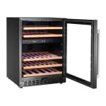 Wijnklimaatkast - Glazen Deur - 1-Deurs - 137 L - 44 Flessen - Hendi H237106 €798.00 Wijnklimaatkasten