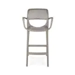 Terras Barkruk Milaan - Armleuning - Cappuccino - Kunststof - G-Line 84721 €69.95 Terras barkrukken