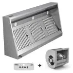 Horeca afzuigkap - Compleet - Schuin model - H 52 x 100 x 95 CM - G-Line HW-32475 €869.00 Afzuigkappen