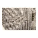 Terrasstoel Corino - Stapelbaar - Armleuning - Gevlocht Riet - Grijs - Aluminium - G-Line HW-00072 €49.95 Terrasstoelen