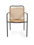 Terrasstoel Pampus - Rattan - Stapelbaar - Naturel - Rattan - G-Line 81275 €38.00 Terrasstoelen