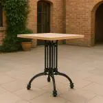 Tafelonderstel / Tafelpoot - 4 Teens - Zwart - Aluminium - G-Line HW-00063 €57.50 Horeca tafelonderstellen