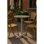 Tafelonderstel / Tafelpoot - 4 Teens - Chroom - Aluminium - G-Line HW-00068 €47.95 Horeca tafelonderstellen