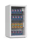 Koelkast Mini - 80 Liter - 1-Deurs - Glazen Deur - Statisch - Wit - G-Line HW-61196 €229.00 Koelkasten met glazen deur