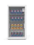 Koelkast Mini - 80 Liter - 1-Deurs - Glazen Deur - Statisch - Wit - G-Line HW-61196 €229.00 Koelkasten met glazen deur