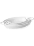 Ovenschaal - 6 stuks - 16.5 X 10.5 CM - Wit - Porselein - Hendi - 784006 784006 €15.86 Ovenschalen