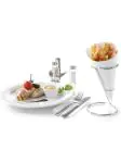 Friteszakhouder - Ø11 x 17.5 CM - RVS - Hendi - 630907 630907 €6.25 Presentatie