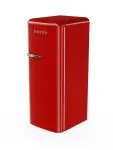Koelkast Retro - 194 + 24 Liter - 1-Deurs - Statisch - Rood - G-Line HW-139394 €383.03 Horeca koel vriescombinatie