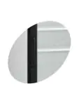Koelkast - 372 Liter - 1-Deurs - Glazen Deur - Geventileerd - Zilver - Tefcold HW-021976 €699.00 Koelkasten met glazen deur