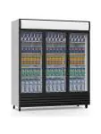 Koelkast - 1366 Liter - 3-Deurs - Glazen Deur - Geventileerd - Zilver - G-Line HW-57433 €1,599.00 Koelkasten met glazen deur