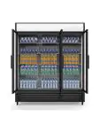 Koelkast - 1366 Liter - 3-Deurs - Glazen Deur - Geventileerd - Zilver - G-Line HW-57433 €1,599.00 Koelkasten met glazen deur