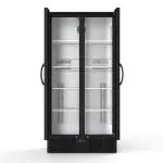 Koelkast - 383 Liter - 2-Deurs - Glazen Deur - Geventileerd - Zwart - G-Line HW-129413 €749.00 Koelkasten met glazen deur