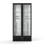Koelkast - 383 Liter - 2-Deurs - Glazen Deur - Geventileerd - Zwart - G-Line HW-129413 €749.00 Koelkasten met glazen deur