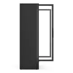 Koelkast - 383 Liter - 2-Deurs - Glazen Deur - Geventileerd - Zwart - G-Line HW-129413 €749.00 Koelkasten met glazen deur