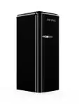 Koelkast Retro - 194 + 24 Liter - 1-Deurs - Statisch - Zwart - G-Line HW-139392 €383.03 Horeca koel vriescombinatie