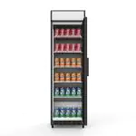 Koelkast - 390 Liter - 1-Deurs - Glazen Deur - Geventileerd - Zwart - G-Line HW-139620 €539.00 Koelkasten met glazen deur