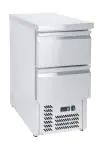 Koelwerkbank - 2 Laden - 109 Liter - RVS - 230V - H 87.6 x B 43.5 x D 70 CM - G-Line HW-146682 €599.00 Koelwerkbanken