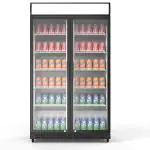 Koelkast - 827 Liter - 2-Deurs - Glazen Deur - Geventileerd - zwart - G-Line HW-139621 €1,099.00 Koelkasten met glazen deur