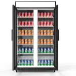 Koelkast - 827 Liter - 2-Deurs - Glazen Deur - Geventileerd - zwart - G-Line HW-139621 €1,099.00 Koelkasten met glazen deur