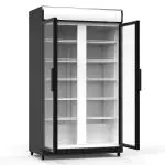 Koelkast - 827 Liter - 2-Deurs - Glazen Deur - Geventileerd - zwart - G-Line HW-139621 €1,099.00 Koelkasten met glazen deur