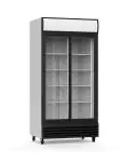 Koelkast - 800 Liter - 2-Deurs - Glazen Deur - Geventileerd - Zilver - G-Line HW-FC-LS88BH €899.00 Koelkasten met glazen deur
