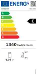 Koelkast - 387 Liter - 1-Deurs - Glazen Deur - Geforceerd - Zwart - Combisteel 7526.0005 €713.90 Koelkasten met glazen deur