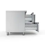 Koelwerkbank - 2-Deurs - 4 Lades - RVS - 230V - H 85 x B 224.2 x D 70 CM - G-Line GL-167741 €2,199.00 Koelwerkbanken