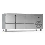 Koelwerkbank - 6 Lades - RVS - 230V - H 85 x B 179.2 x D 70 CM - G-Line GL-167739 €2,599.00 Koelwerkbanken