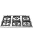 Gasfornuis Kitchen Line 6 pits, met ombouw - RVS - H 90 X 70 X 120 CM - Hendi - 226094 226094 €1,836.97 Elektrisch fornuis met oven