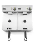 Friteuse Blue Line - 2x 8L - RVS 180 - H 34.5 X 43 X 55 CM - Hendi - 205839 205839 €222.05 Friteuses 230 volt