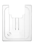 Gastronormdeksel met uitsparing voor sous vide stick - Polycarbonaat - 32.5 X 26.5 CM - Hendi - 864234 864234 €15.95 GN bakken plastic