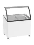 Schepijsvitrine - Glazen Deur - 5 Bakken - 300 Liter - Wit - 230V - G-Line 75700 €699.00 ijsvitrines