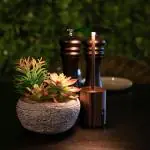 Terras Tafellamp Paraguas - Led Verlichting - Oplaadbaar - Brons - G-Line HW-138634 €19.50 Tafelverlichting