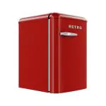 Koelkast Retro - 120 Liter - 1-Deurs - Statisch - Rood - G-Line HW-139384 €214.13 Tafelmodel koelkast