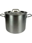 Kookpan RVS - Hoog - Ø24 x 20 H CM - 9.0 Liter - G-Line HW-139513 €39.00 Kookpan
