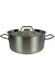 Kookpan RVS - Laag - 45 x Ø28 H CM - 44.0 Liter - G-Line HW-139525 €119.00 Kookpan