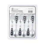Koffielepel - 6 Stuks - Zwart - L 15.1 CM - G-Line HW-139348 €10.95 Koffielepels