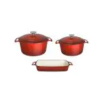 Kookgerei - Rood - Vogue SA727 €151.76 Gietijzeren pannen