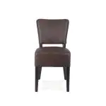 Stoel Rome - Donkerbruin - Kunstleer - G-Line HW-019051 €54.95 Lederen stoelen
