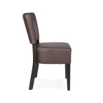 Stoel Rome - Donkerbruin - Kunstleer - G-Line HW-019051 €54.95 Lederen stoelen